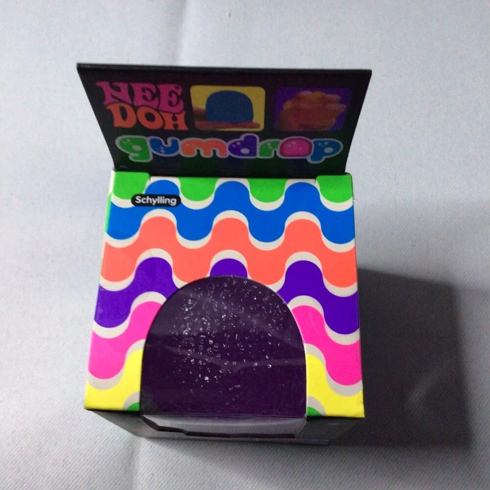 Nee Doh Purple Gumdrop Textured Sensory Toy 2.25" Tall (1 Gum Drop Per Order) - Picture 3 of 4